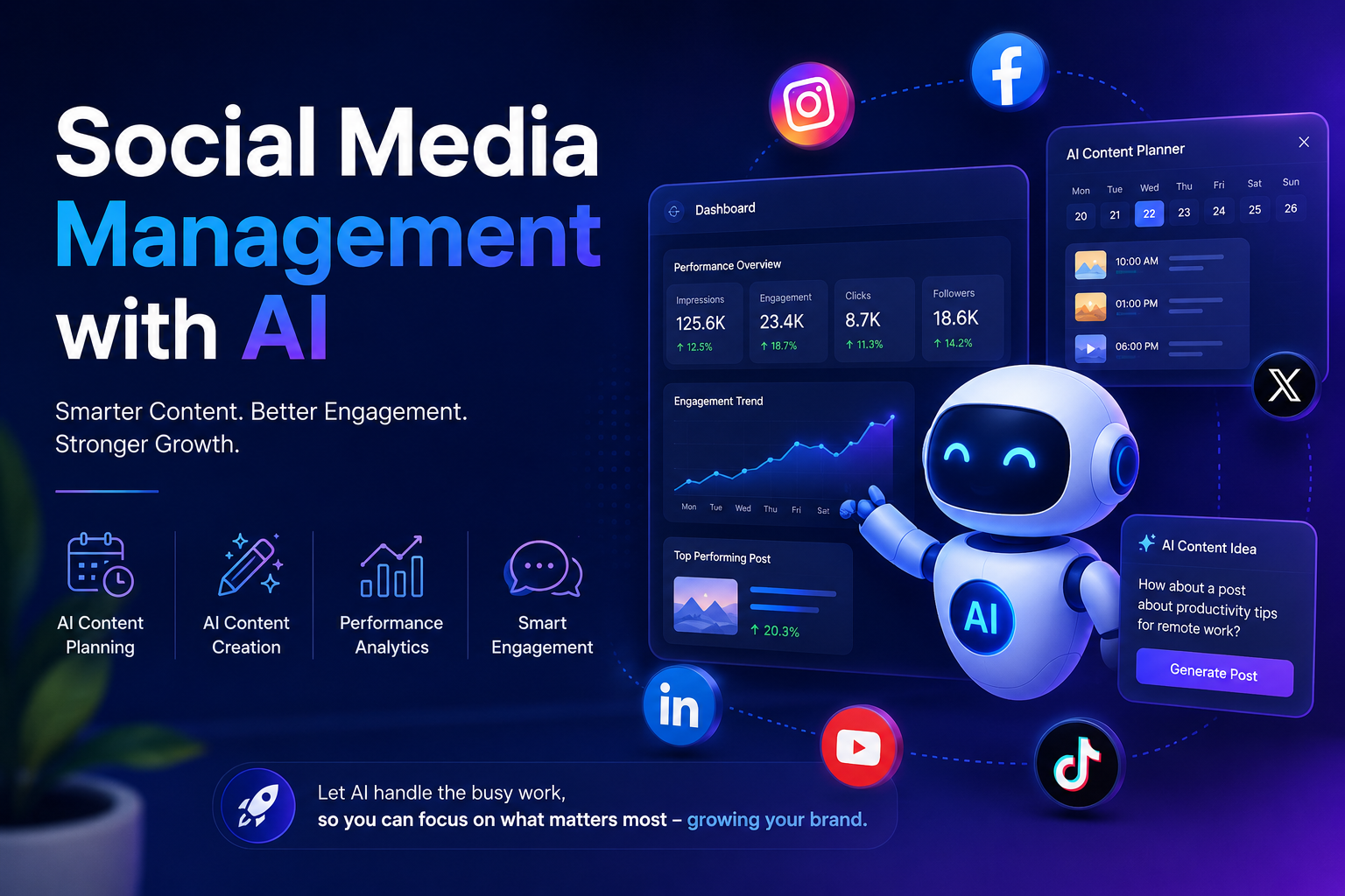Social Media Management with AI