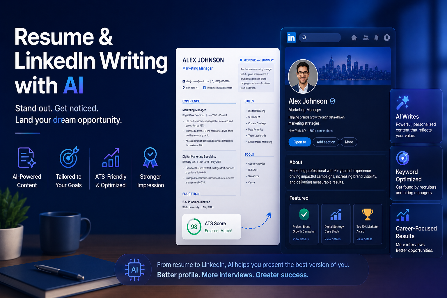Resume & LinkedIn Writing with AI
