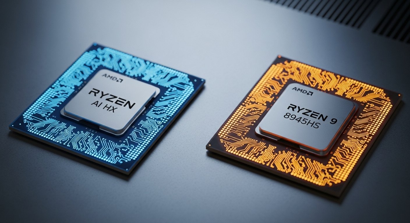 AMD Ryzen AI 9 HX vs AMD Ryzen 9 8945HS: Which One Is Best for AI, Gaming, and Productivity?