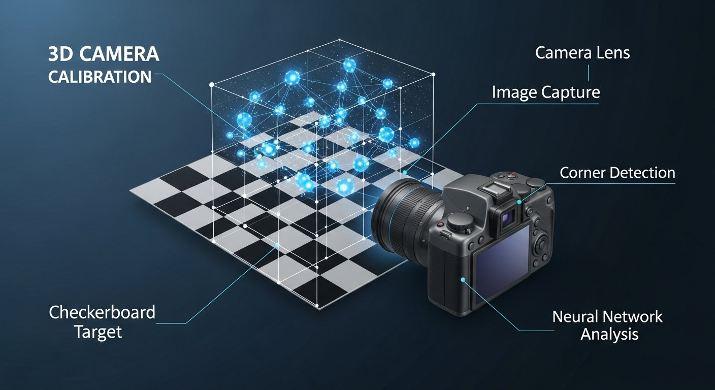 3D Camera Calibration from a Photo AI: The Future of Instant, One-Click Camera Precision