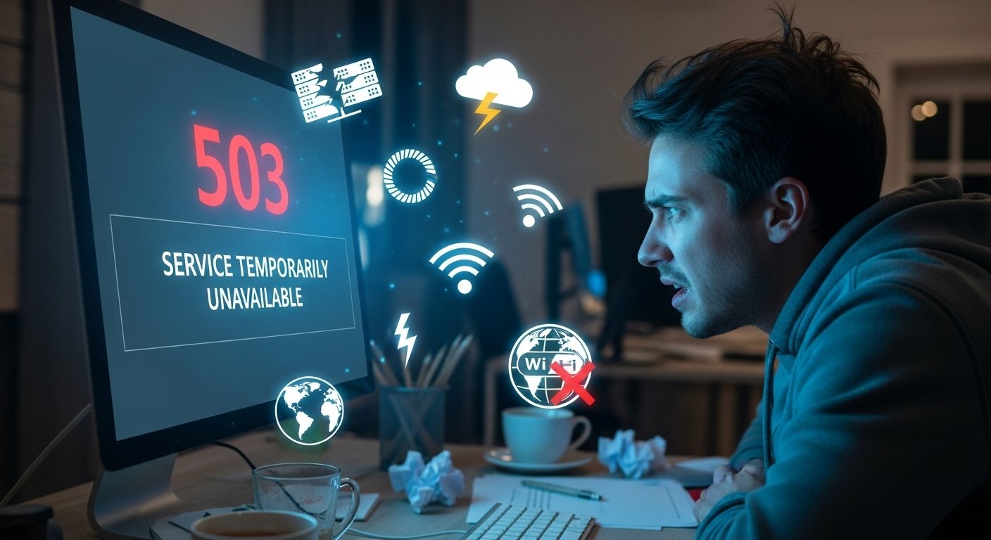 chatgpt 503 service temporarily unavailable 怎么解决