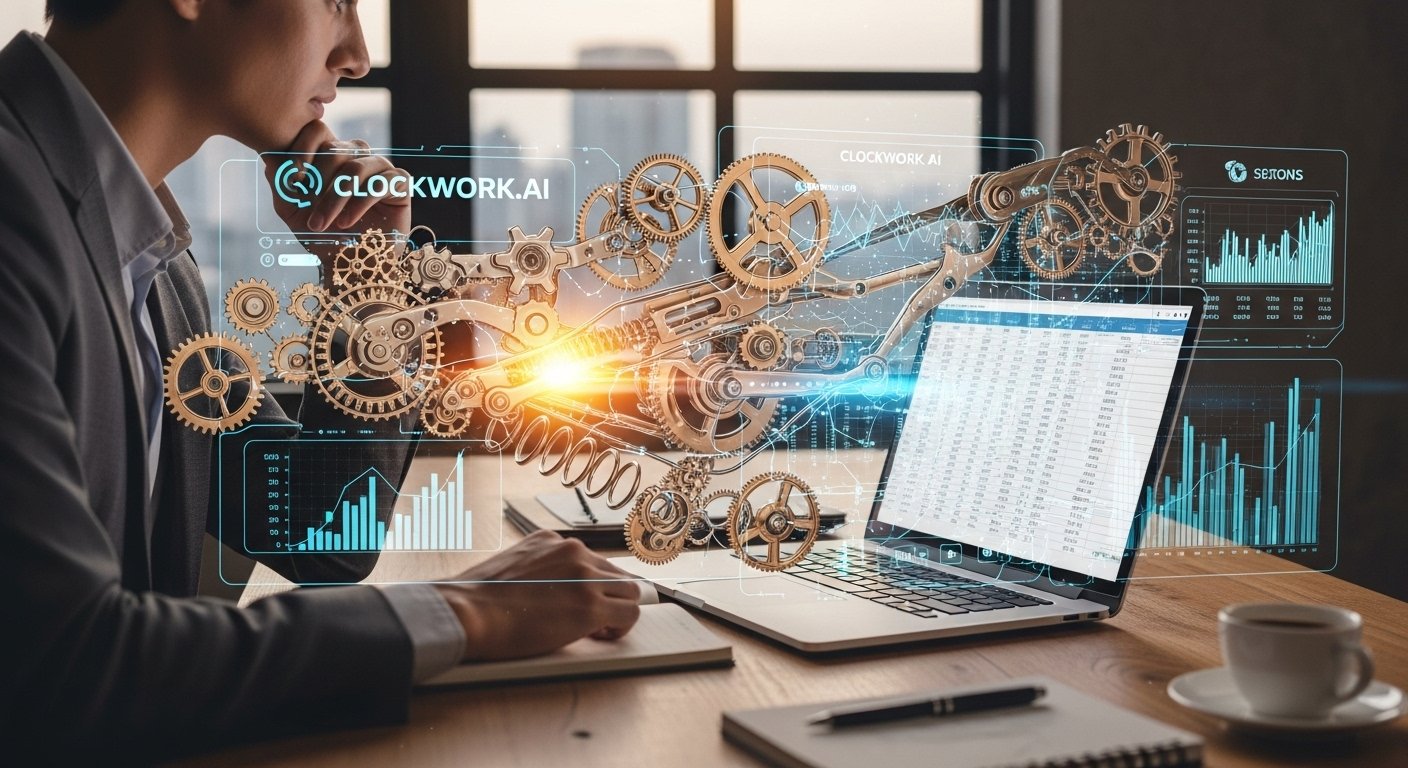 How the Home Page Clockwork.ai Simplifies Financial Forecasting for Small Businesses