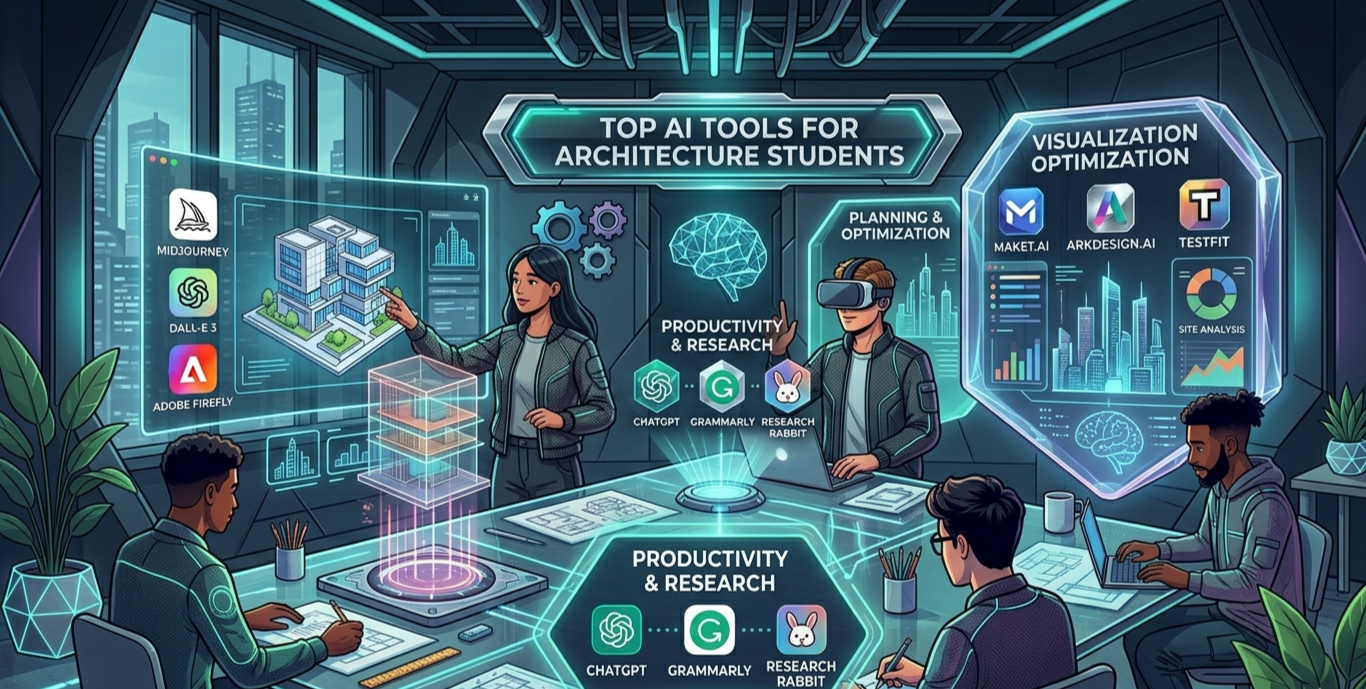 Top AI Tools for Architecture Students in 2026: Design Smarter, Build Better